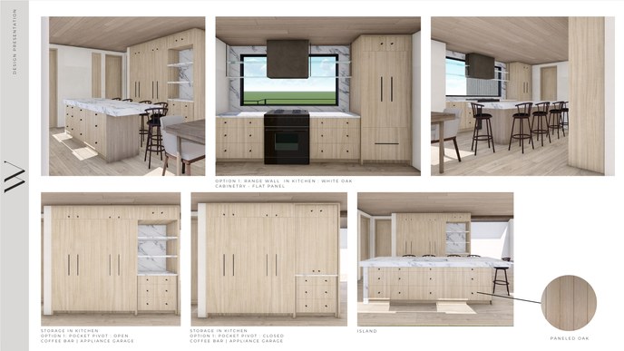 Kitchen design presentation board